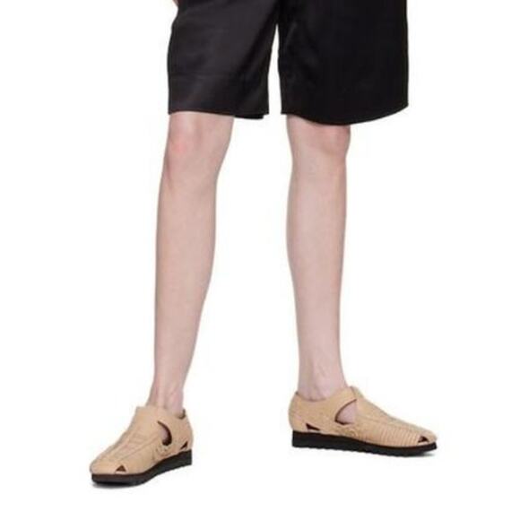 Lauren Manoogian Beige Cream Mesa Woven Sandals EU 41 US 10.5 to 11 - Picture 2 of 9